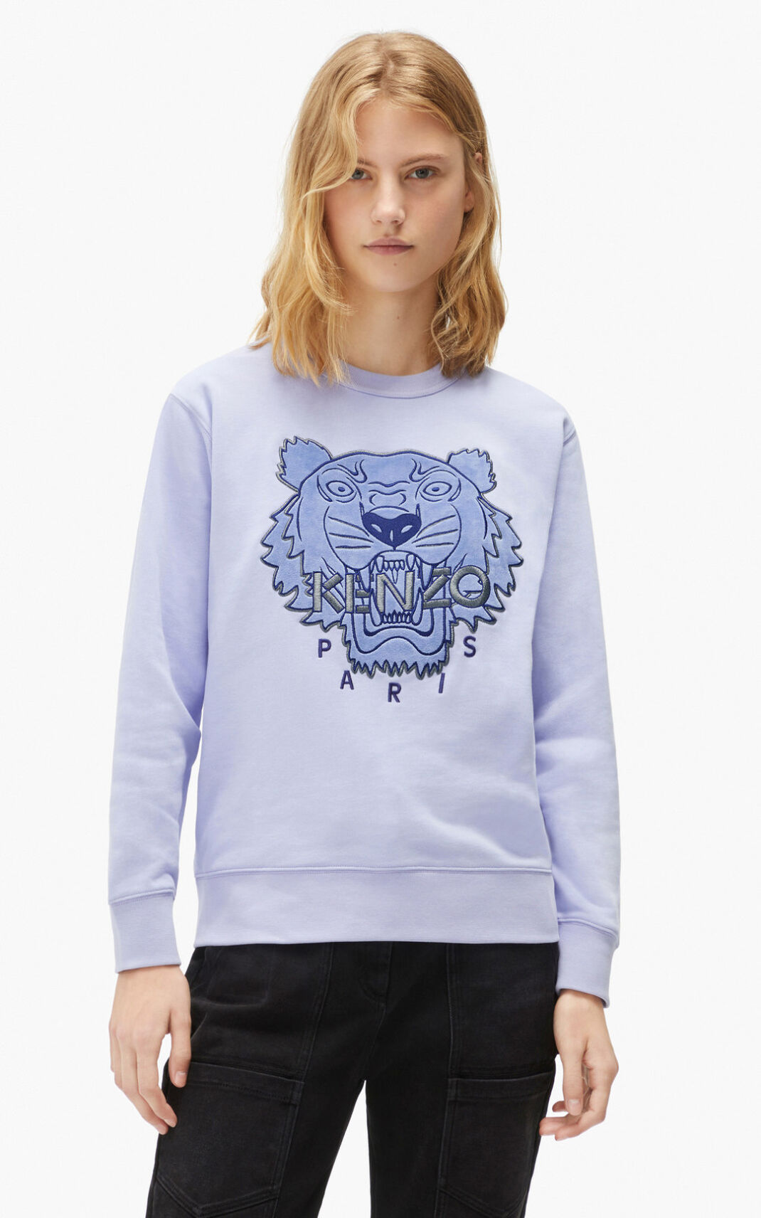 Sweat Kenzo The Hiver Capsule Tiger Femme Bleu Clair | HQIY-14807